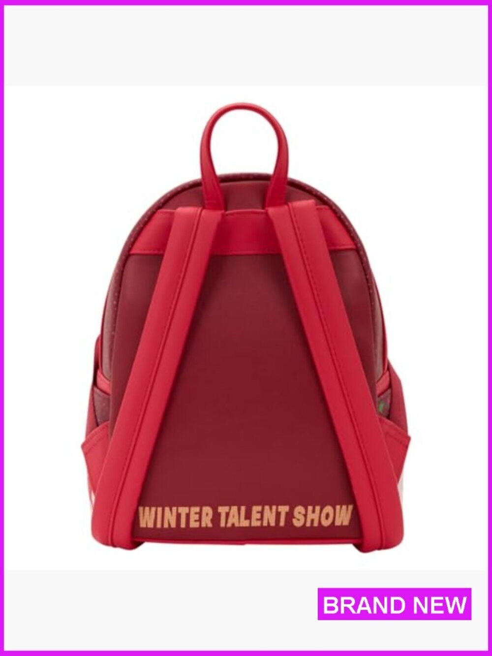 Light Up Mini Backpack Faux Leather Adjustable Mean Girls Modern Y2k View 4